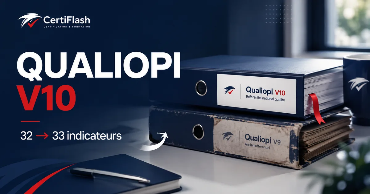 Qualiopi V10 : le nouveau référentiel décrypté (décret n° 2026-728)