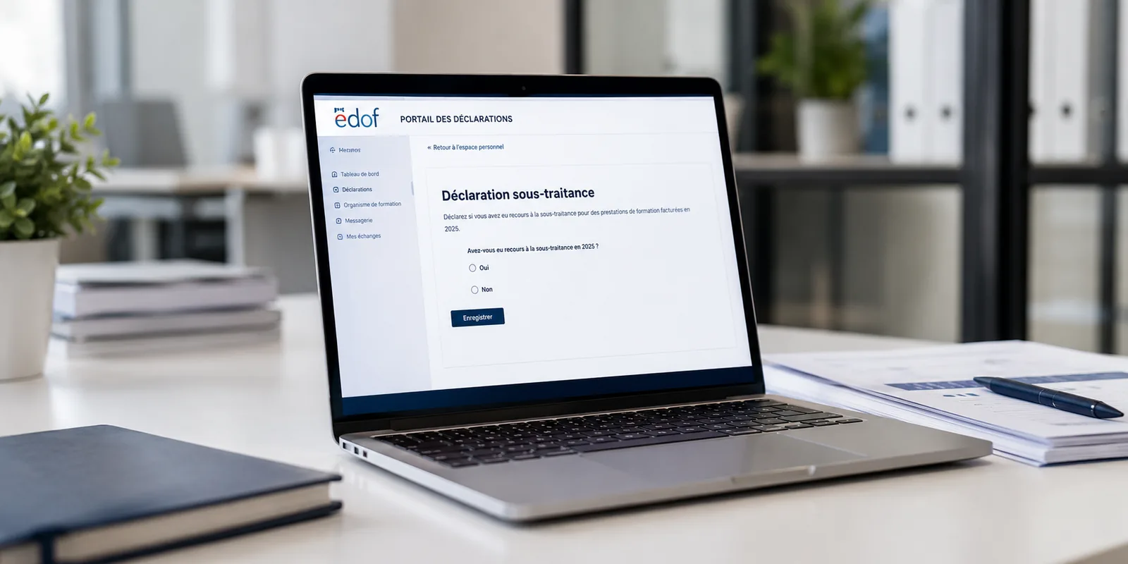 Sous-traitance CPF : déclarer sur EDOF avant le 30 septembre 2026